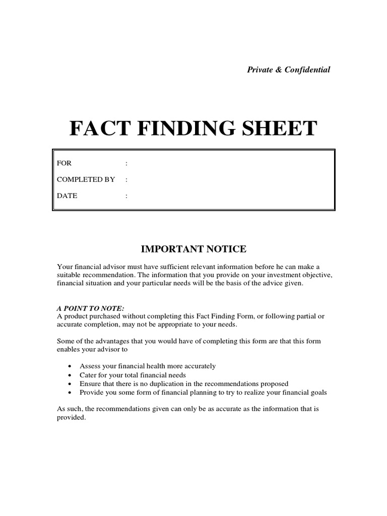 Fact Finding Sheet As at 26 September 2012 | PDF | Loans | Retirement