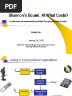 shannon limit for codes