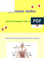 KEBUTUHAN  NUTRISI