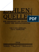 Zahlen Und Quellen F. Paul Liesegang