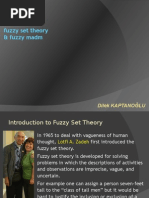 ESYE 562: Fuzzy Set Theory & Fuzzy Madm