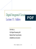 Digital Integrated Circuits Adders
