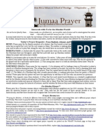 Jumaa Prayer 13 September 2013 PDF