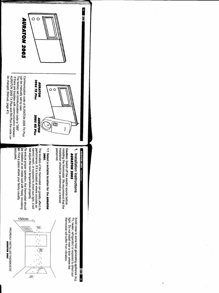 AURATON 2005 Programator Greenje | PDF