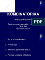 Kombinatorika - Predavanja 1