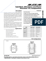 Single/Dual, Ultra-Fast, Low-Power Precision TTL Comparators