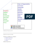 Padrões de Projeto e Design Patterns