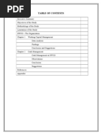 WORKING CAPITAL MANAGEMENT IN Iffico