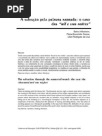 A salvação pela palavra narrada