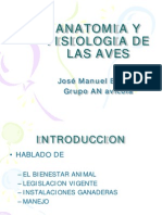 Anatomia Yfisiologia de Las Aves