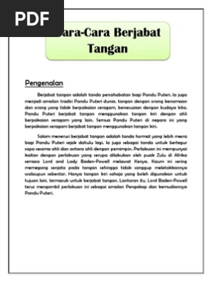 Cara Cara Berjabat Tangan Pdf