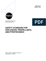 NASA-SS-1740, Safety Standards For Explosives, Propellants, and Pyrotechnics