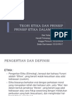 Teori Etika Dan Prinsip Etika Dalam Bisnis (Presentation)