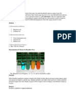 Glucose Found in Urine