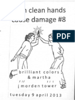 even clean hands cause damage #8 cover
