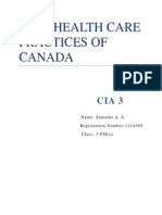 Health Practices of Canada