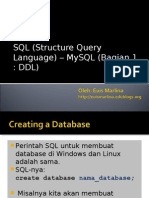 SQL Bag 1 DDL