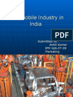 Automobile Industry in PPT Ankit Kumar