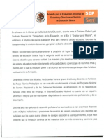 Acuerdo Para La Evaluacion Universal de Docentes Directivos y Atp's de Educ Basica