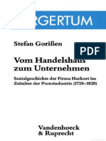 Gorissen - Vom Handelshaus Zum Unternehmen PDF