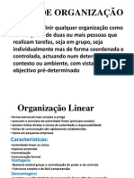 Tipos de Organização em