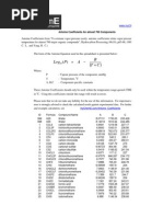 Antoine Coefficients2