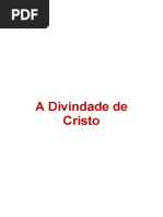 A Divindade de Cristo