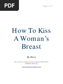 How To Kiss A Woman's Breast