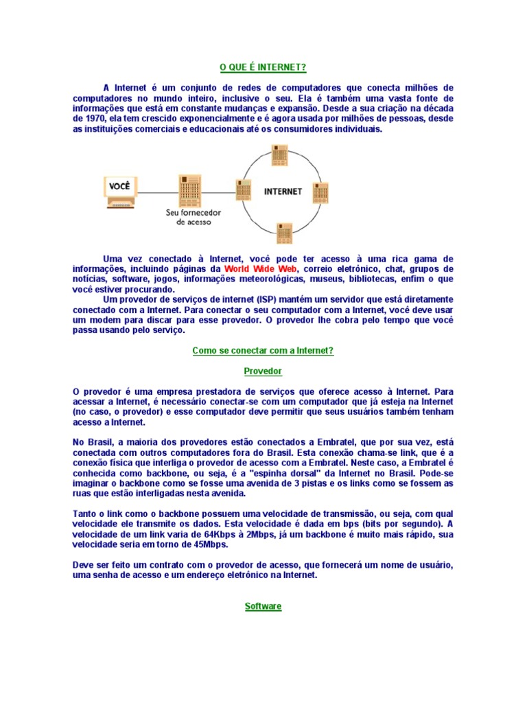 4 - Internet e Intranet | PDF | Internet | Rede mundial de computadores