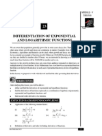 Differentiating Exponential and Logarithmic Functions