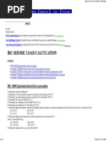 Seismic - IBC Worked Examples - Seismic