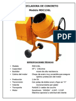 DYNAMIC Mezcladora de Concreto 5P3 MDC136L - ficha.doc