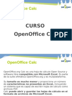 presentacion openoffice calc