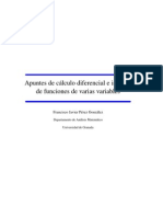 Apuntes de Cálculo Diferencial e Integal de Funciones de Varias Variables-Francisco Pérez
