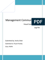 Management Communication: Visual Communication Log File