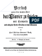 Carl Philipp Emanuel Bach – Versuch über die wahre Art, das Clavier zu spielen