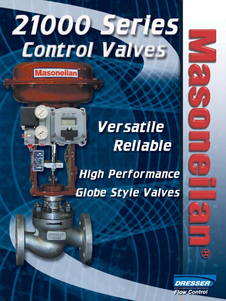 Masoneilan 21000 Series Control Valves PDF Valve Mechanical Engineering