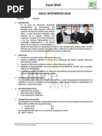 Curso de Excel Intermedio 2010