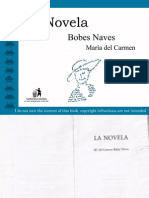 Bobes Naves Maria Del Carmen - La Novela