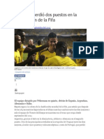 Colombia Perdió Dos Puestos en La Clasificación de La Fifa