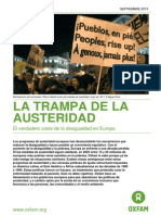 Informe Oxfam La Trampa de La Austeridad-Septiembre 2013 PDF