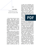 Jacques-Alain Miller, Le réel dans l'expérience psychanalytique - cours de 1998_1999