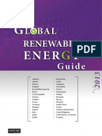 Global Renewable Energy Guide 2013