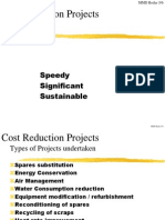 Cost Reduction Projects: Speedy Significant Sustainable