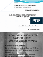 La Evolución Histórica Del Gasto Educativo