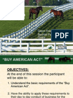 Buy American Act- Rev 3