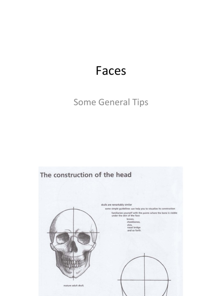 Tips For Drawing Faces PDF PDF