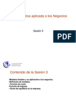 Modelos lineales y su aplicación a los negocios