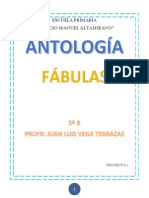 ANTOLOGIA DE FÁBULAS 5ºB