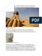 Un Grupo de Científicos Británicos Elabora Una Nueva Cronología de Los Faraones de Egipto A Través Del Sistema de Datación Carbono 14